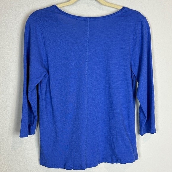 Caribbean Joe Slub Cotton Sequin Flamingo T-shirt PM - Picture 5 of 8